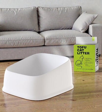 Aroha Sturdy XL Double-Layer Litter Box, Spacious & Smooth surfaces for Easy Clean