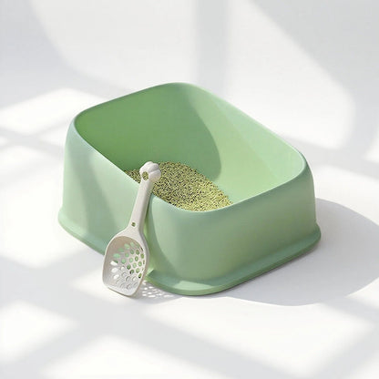 Aroha Sturdy XL Double-Layer Litter Box, Spacious & Smooth surfaces for Easy Clean