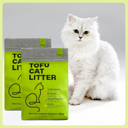 Buy 6 get 2 extra free Latutu Nature Clumping Long-Lasting Odour Control Tofu Cat Litter