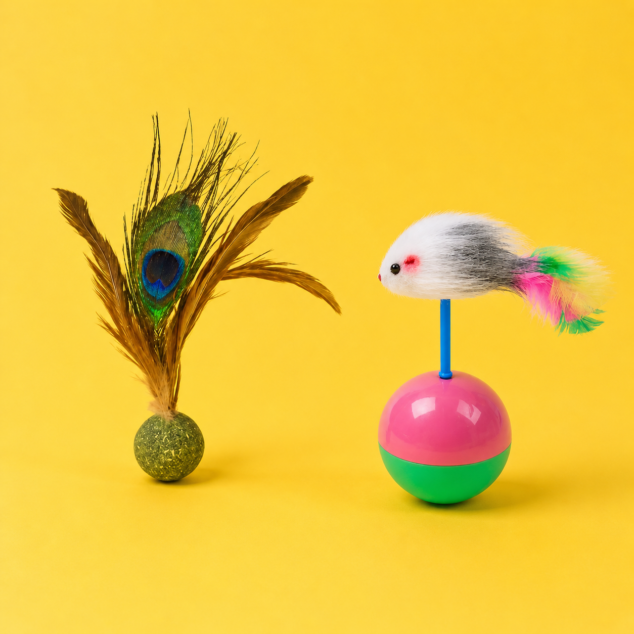 Chase & Wobble Cat Toy Set