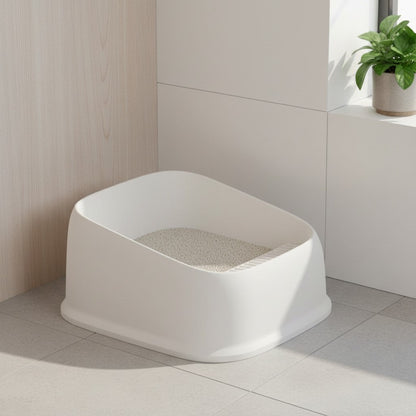 Aroha Sturdy XL Double-Layer Litter Box, Spacious & Smooth surfaces for Easy Clean