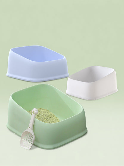 Aroha Sturdy XL Double-Layer Litter Box, Spacious & Smooth surfaces for Easy Clean