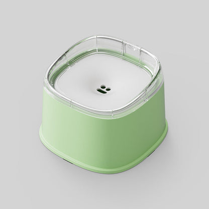 Anti-Splash Floating Pet Water Bowl 2.2L Capacity